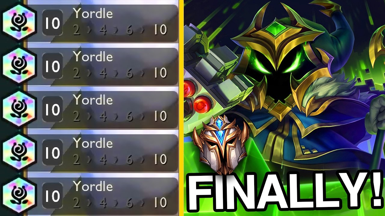 ROAD TO CHALLENGER! I FINALLY HIT THE 10 YORDLE EASTER EGG! TFT SET 16