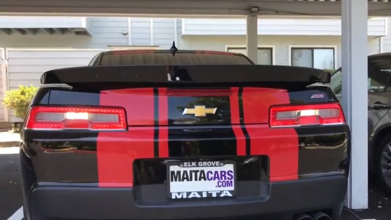Z/28 Spoiler Install 2015 Camaro SS YouTube