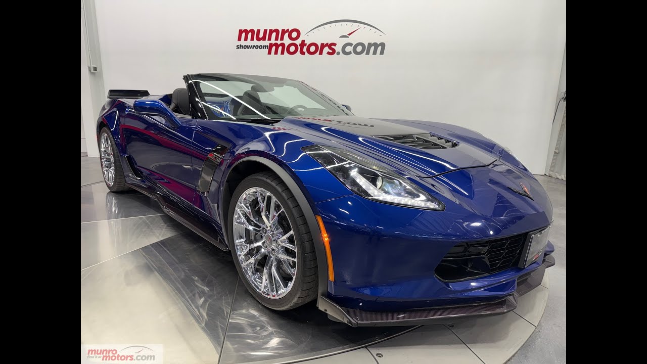 こと様♡ロイヤルブルー 2017 Corvette Z06 3LZ Convertible 650hp Auto Carbon Ceramic Brakes