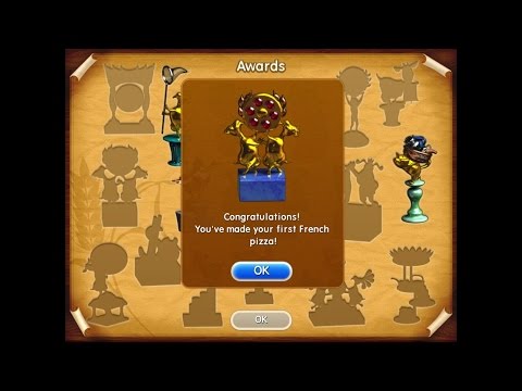 Farm Frenzy Pizza Party only GOLD French street 1 (level 12) Веселая ферма Печем пиццу Французская 1