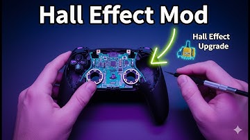 PS5-controller Ginfull Hall Effect Stick-upgrade | Handleiding voor het vervangen en kalibreren v...