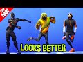 TOP 100 FORTNITE DANCES & EMOTES LOOKS BETTER WITH THESE SKINS.! (Fortnite Battle Royale)