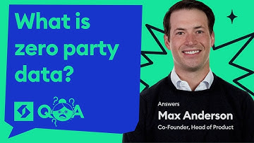 What is zero party data?
