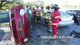 TFACA Class 20-03 Firefighter Training Fall 2020 (Vehicle Extrication)
