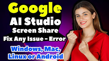 How to Fix Any Issue - Error in Windows, Mac, Linux or Android with Google AI Studio Screen Share