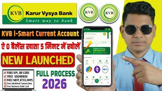 Karur Vysya Bank current account opening online 2026 | Best Current Account for Small Business?