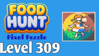 Food Hunt: Pixel Puzzle level 309 walkthrough solution 