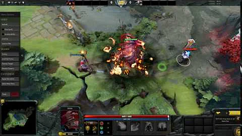 Lotus Orb on Golem from Warlock's ultimate