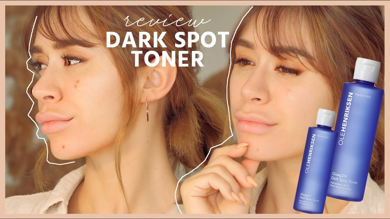 Tilsvarende virkningsfuldhed jeg behøver DARK SPOT TONER | olhenriksen glow 2oh dark spot toner review - YouTube