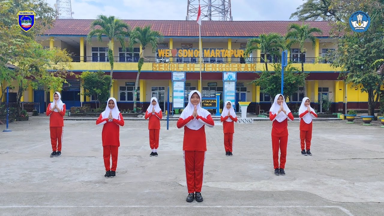 Lomba Senam Anak Indonesia Hebat 2025_SD Negeri 1 Martapura_Sumatera Selatan