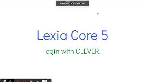How to Log In to Lexia Core 5 Using Clever!