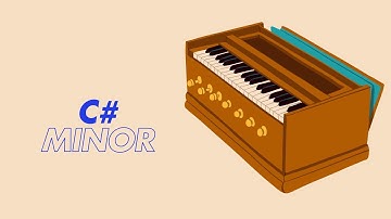 C# Minor Scale Sargam on Harmonium for daily riyaz