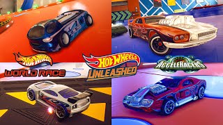 All World Race and Acceleracers Cars + Gameplay - Hot Wheels Unleashed (4K 60FPS)