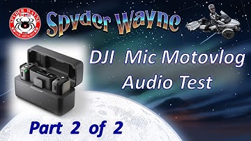 DJI Mic - Part 2 of 2 - Motovlog Audio Test with Insta360 X3
