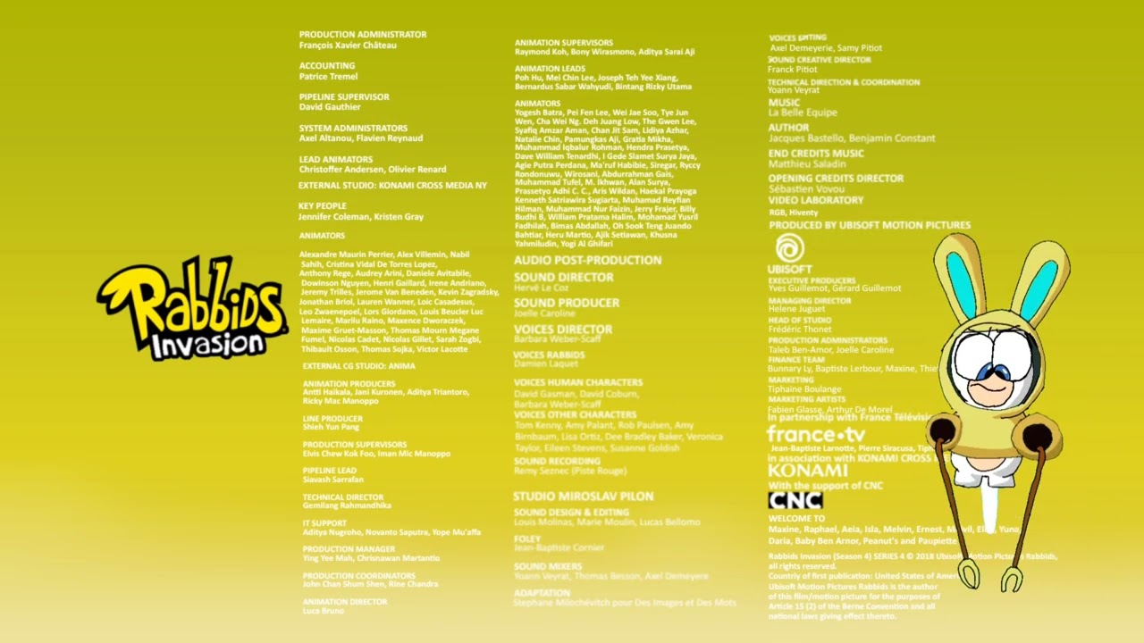 Rabbids Invasion - Season 4 Credits (Interstitial #7, 2018)