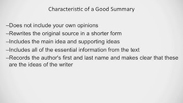 ProfBTV: The Summary/Response Essay