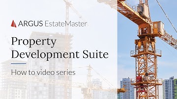 ARGUS EstateMaster Property Development Suite
