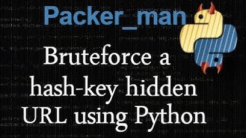 Simple Brute-force using Python