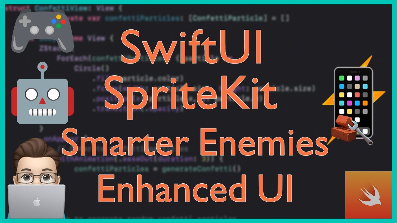 SwiftUI iOS Game Development: Enemy AI & UI Enhancements - YouTube