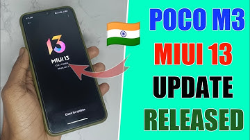 Poco M3 MIUI 13.0.1.0 🇮🇳 Stable Update Roll Out | Poco M3 Android 12 Released | Poco M3 MIUI 13