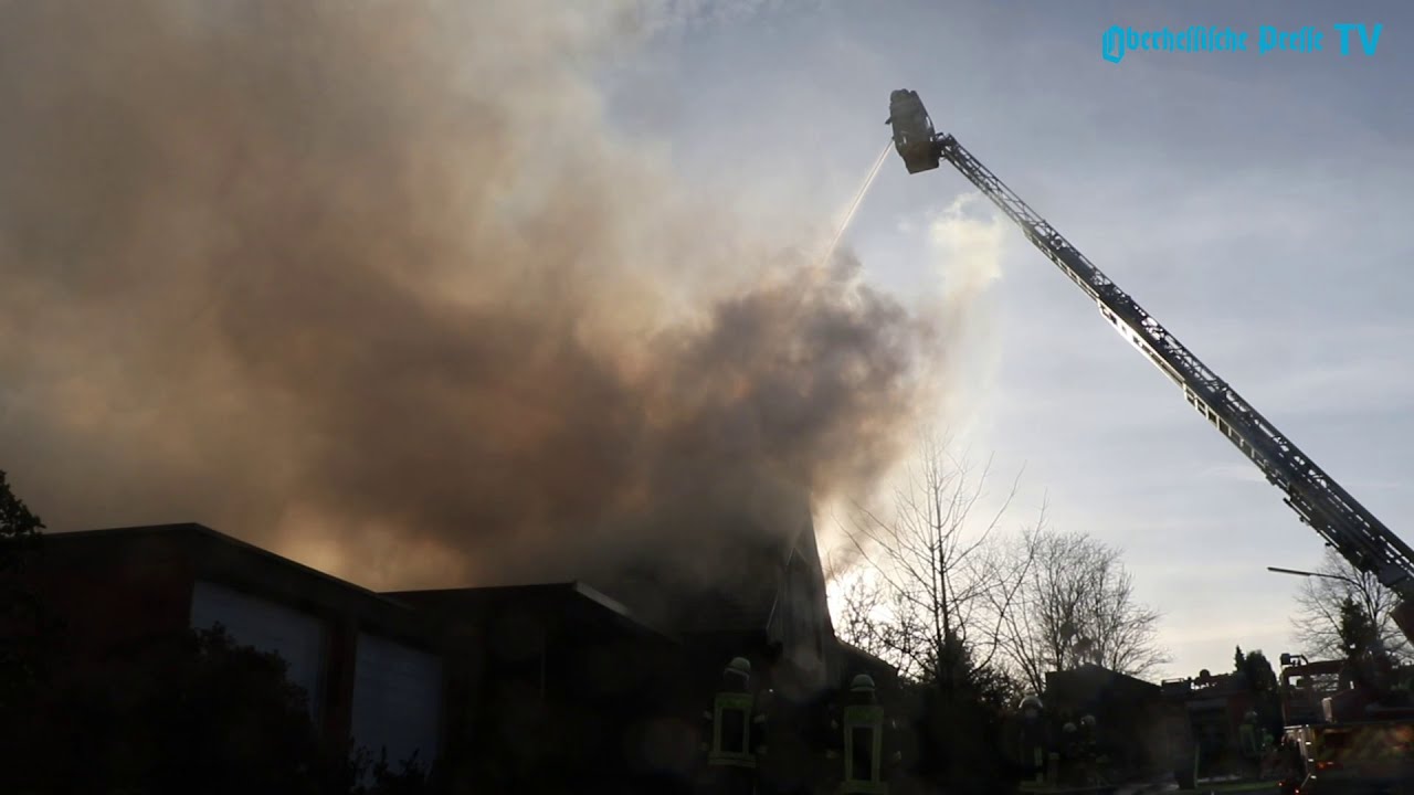 Dachstuhlbrand Fronhausen