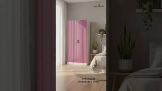 Royaloak Aura Metal Wardrobe - 2 Door (Pink)