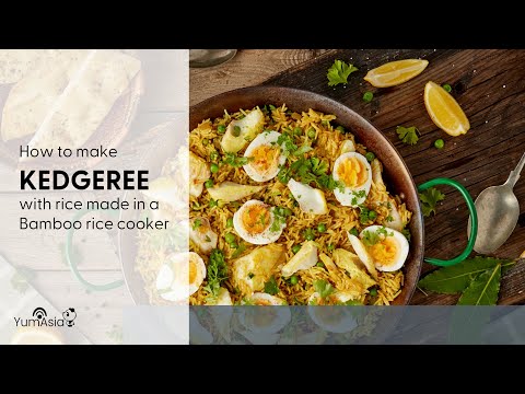 Kedgeree With Rice Made In A Bamboo Rice Cooker