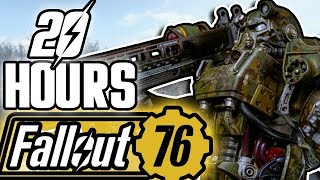 I spent 20 hours in Fallout 76 as a beginner