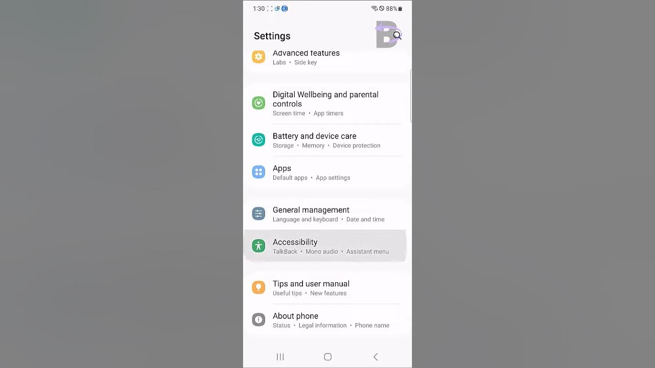 how-to-remove-accessibility-button-from-samsung-s23-youtube