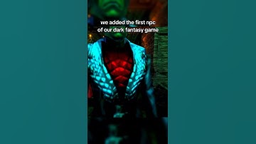 we added the first npc of our dark fantasy game #gamedev #darkfantasy #npc #shorts #viral #goblin