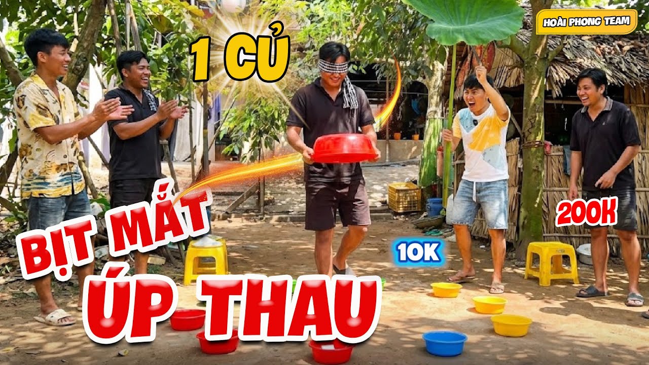 Đại Chiến Úp Thau: Cùng Các Anh Em Thử Thách Vận May | Team Hoài Phong TV