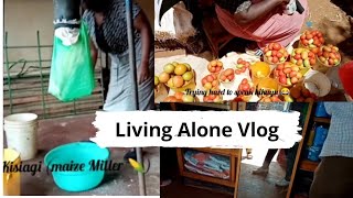 Living Alone Vlog : Maize Milling, Mirror Shopping and Kutus Market Day.