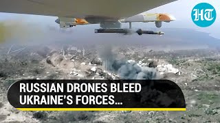Putin’s Drones Decimate Ukrainian Positions As Russia Takes Key Town Near Avdiivka | Watch