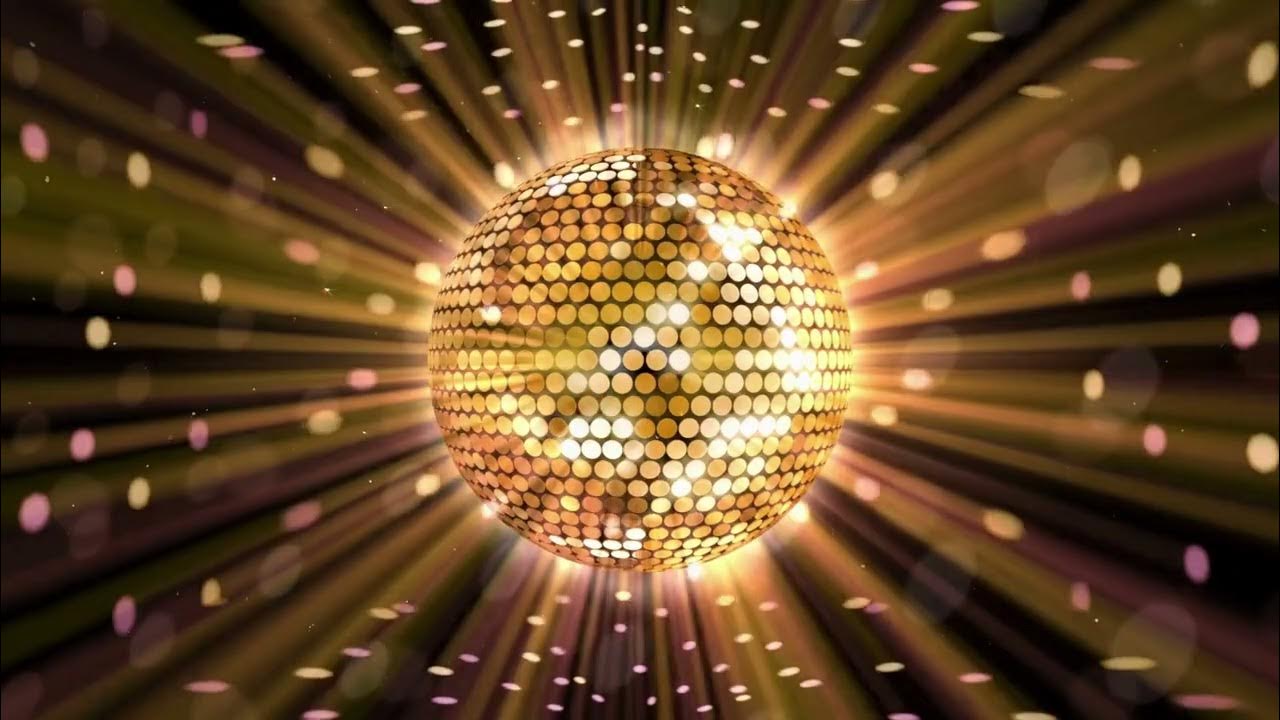 MIRROR BALL party lights seamless VIDEO (2hrs) 4k YouTube