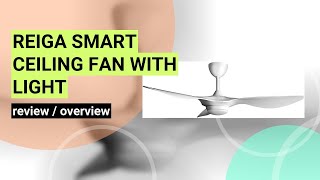 Reiga 52-Inch Smart Ceiling Fan Review: Quiet, Versatile, and Easy to Install!