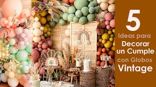 5 Vintage Balloon Birthday Decoration Ideas 🎈🌿🌷 screenshot 5