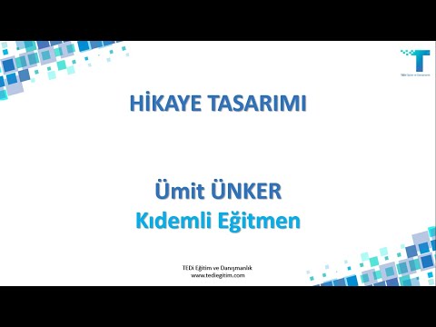 HİKAYE TASARIMI Online Eğitim | Ümit ÜNKER