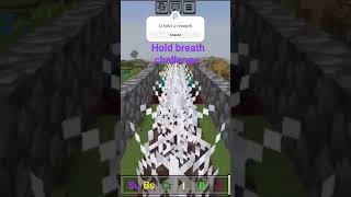 Holding breath challenge#minecraft#like and subscribe# I changed channel name