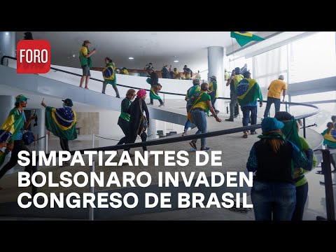 Brasil: Seguidores de Bolsonaro invaden Congreso Nacional - Las Noticias