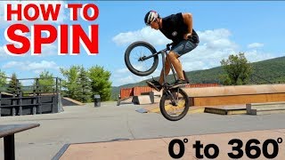 BMX: How-To SPIN!