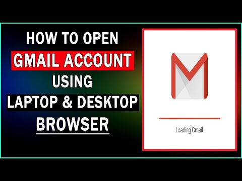 How to open Gmail account Using Laptop desktop browser