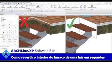 Software BIM ARCHLine.XP: Como Fazer o Revestimento Interior dos Buracos de uma laje no ARCHLine.XP