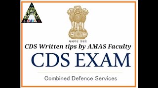 CDS Written Course(Tips by AMAS Faculty)@amastraining.com