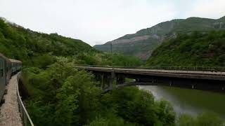 [4K] ЛакатникЛевище през погледа на пътника /passenger view LakatnikLevishte of the Iskar gorge