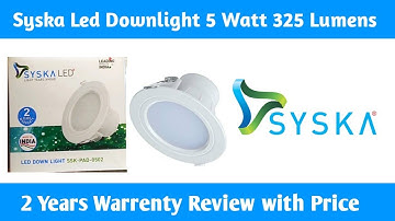 Syska Led Downlight | 5watt | 2 years Warrenty | 325 Lumens | Consealed Downlight