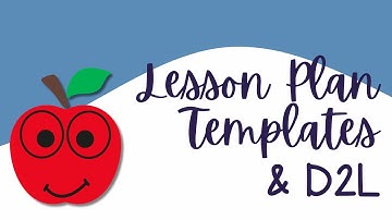 Google Slides Lesson Plan Templates on LMS | Easy Teacher Tutorial for D2L/Brightspace