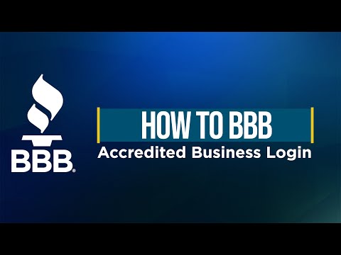 How to BBB - Logging into Your BBB Profile