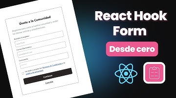 Cómo Crear Formularios con React Hook Form | Guía Básica