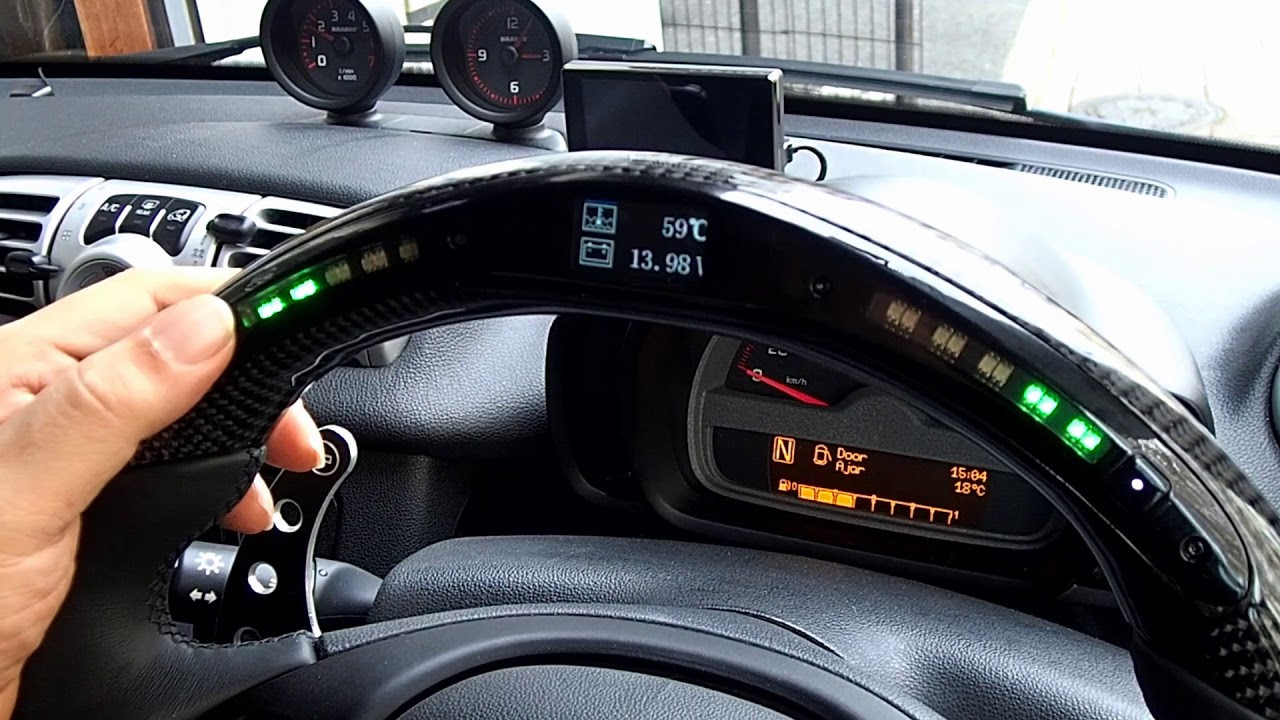 Multi function steering wheel by Grosser - YouTube
