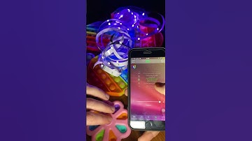 🔊 RGB LED strip lights how to control. Simpl dimpl fidget spinner. Pop it. Controller. #Shorts